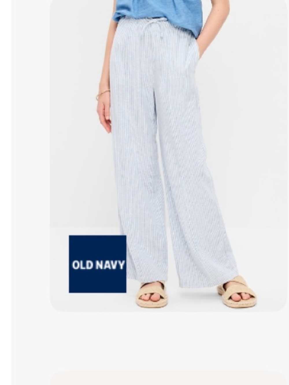 Old Navy Linen Pants NWT